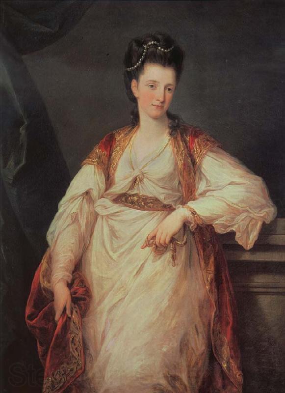 Angelika Kauffmann Bildnis Miss Mosley Fruhe 1770er-Jahre Norge oil painting art